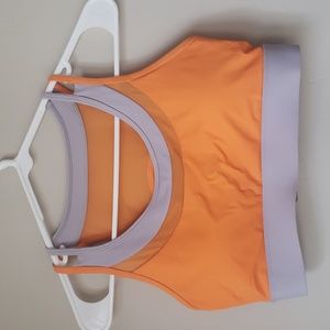 Zyia new w/o tags, tangerine high neck, keyhole back, sports bra